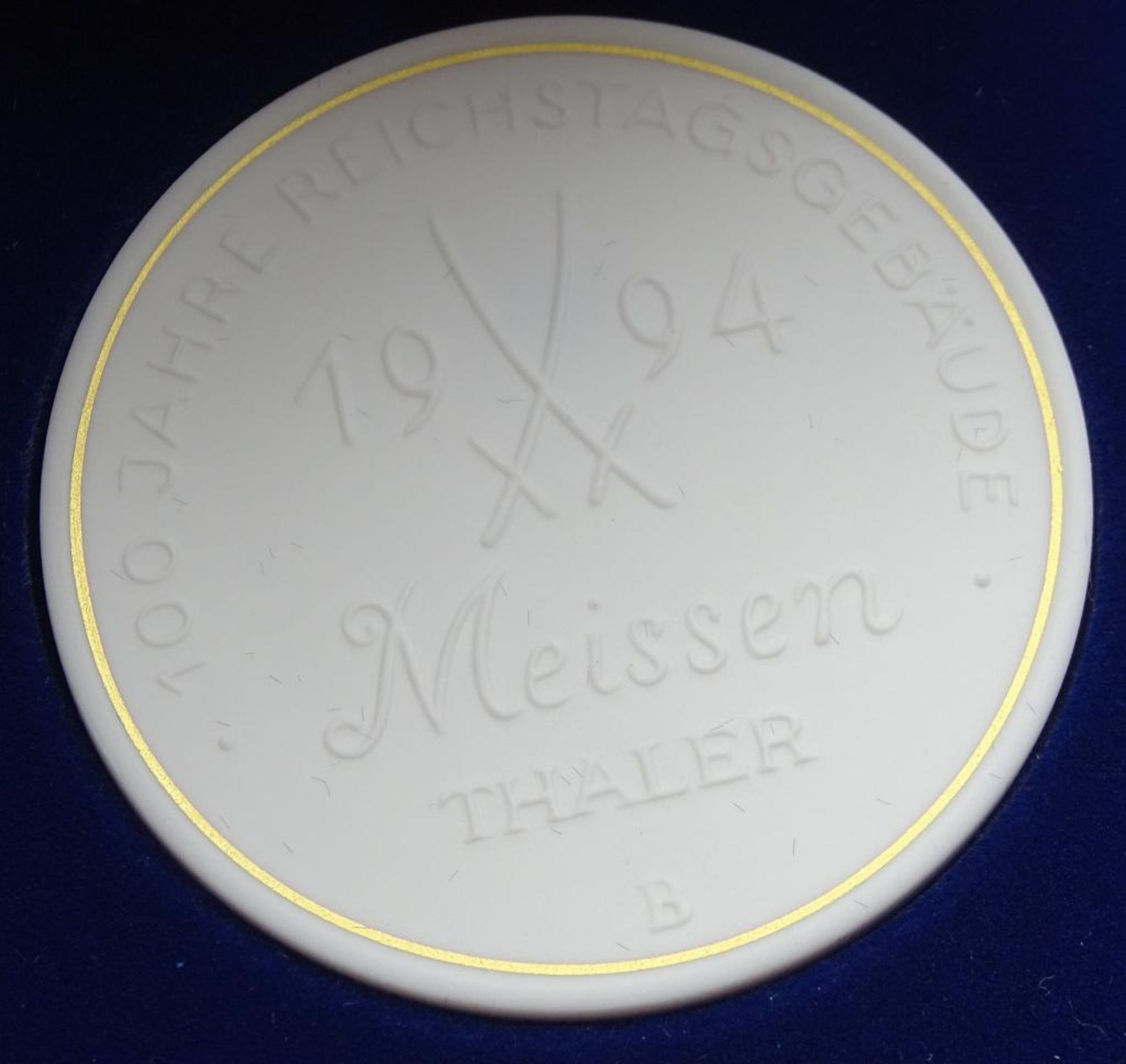 "Meissen" Thaler,OVP,1994,d-51mm - Bild 3 aus 3