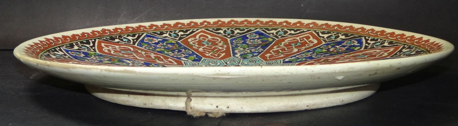 KUTAHYA Wandteller Keramik "Elhamra Cini" handbemalt, D-41 cm - Bild 4 aus 4