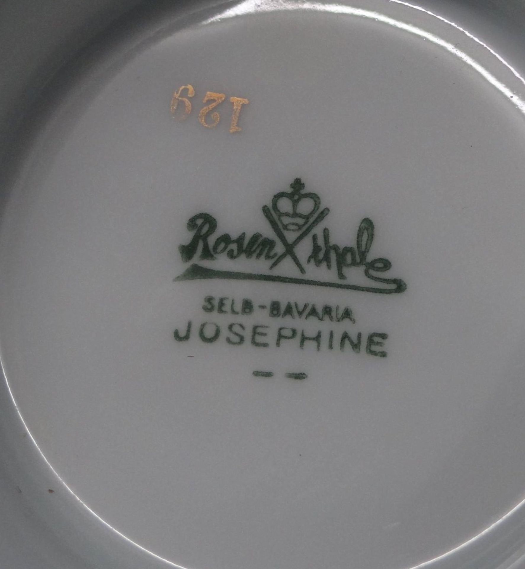 41 Serviceteile "Rosenthal" Form Josephine, Dekor Kirschblüte - Bild 6 aus 7