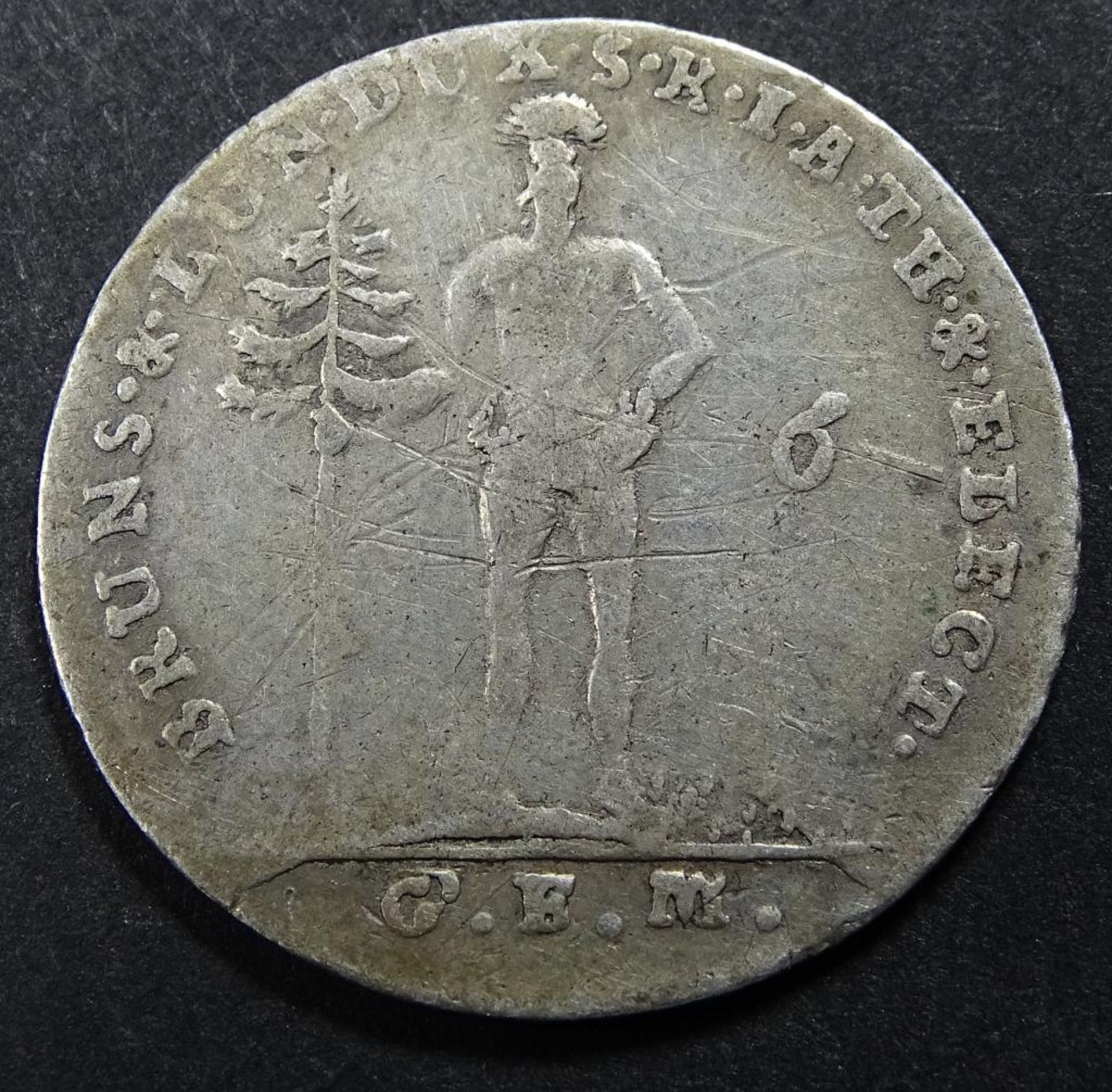Silber Kreuzer,Georg III,1804,ss+ - Bild 2 aus 2