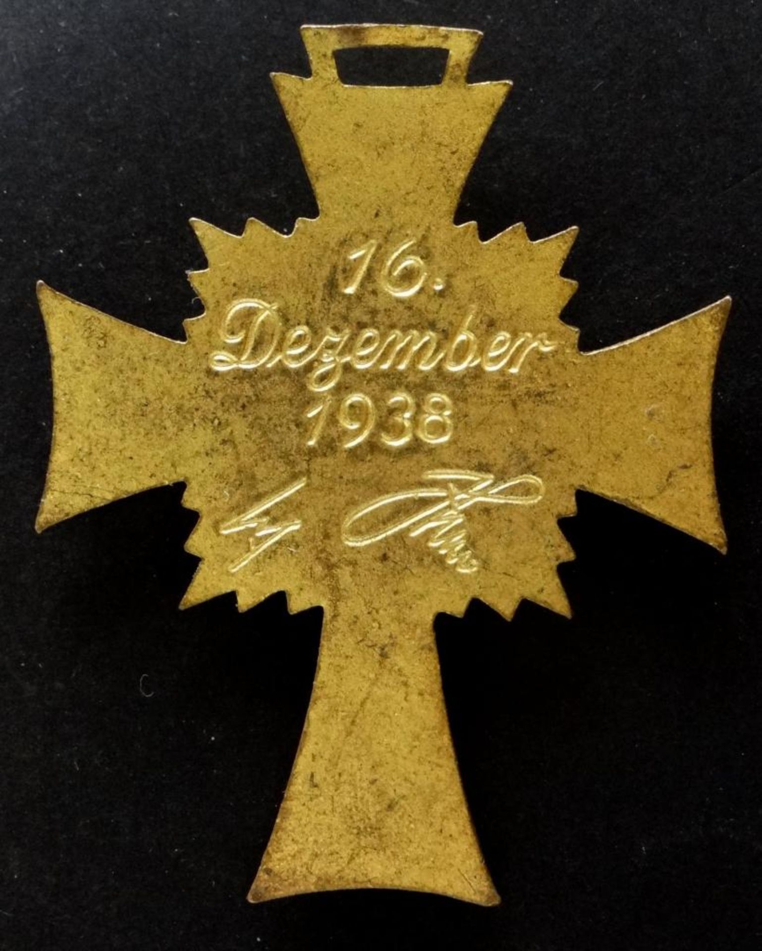 Mutterkreuz in Gold,drittes Reich, - Bild 2 aus 2