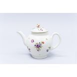 English porcelain teapot, 18th Century.