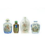 (4) Chinese Snuff Bottles.