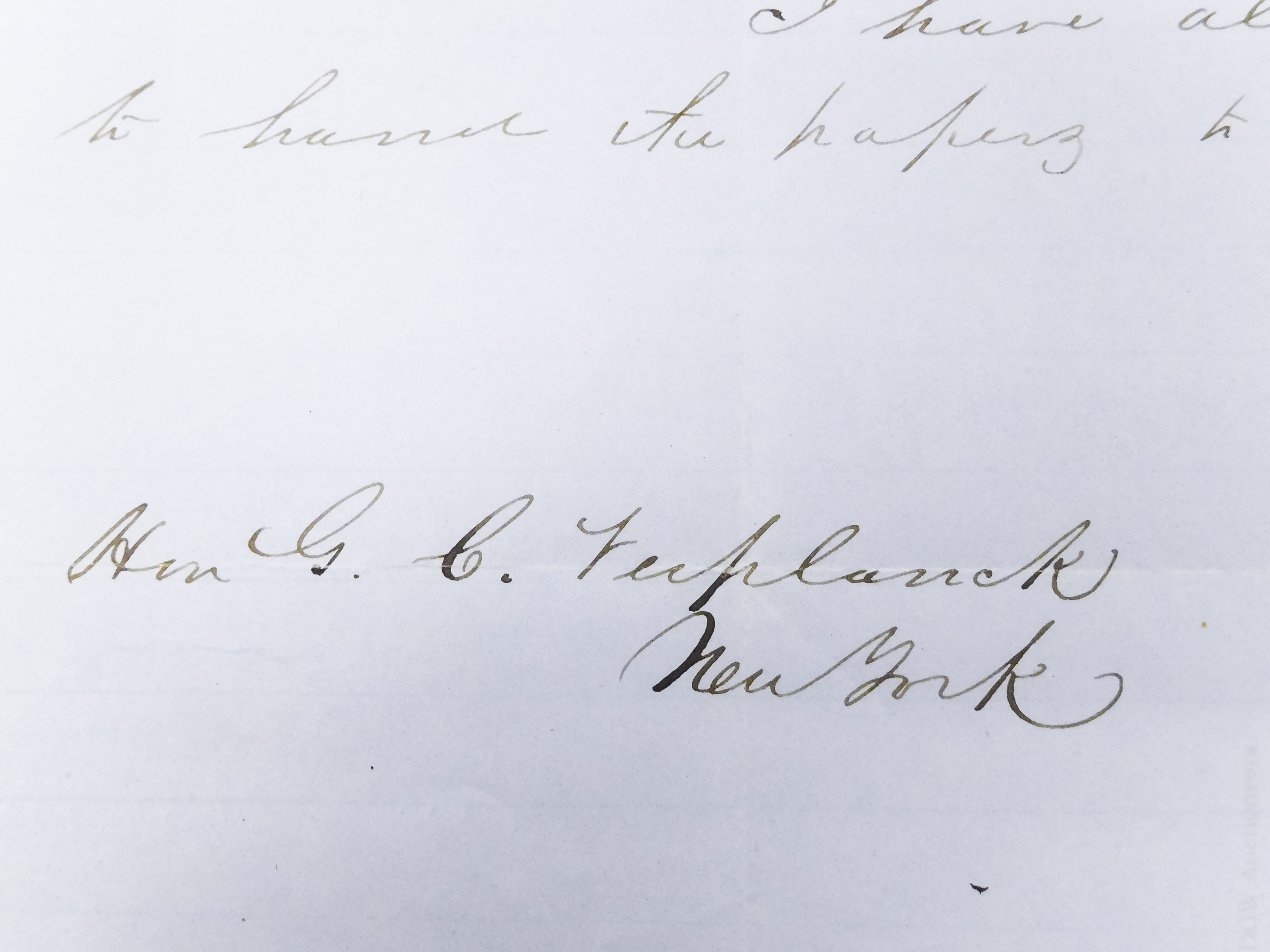 Letter from Millard Fillmore, 1848. - Image 3 of 6
