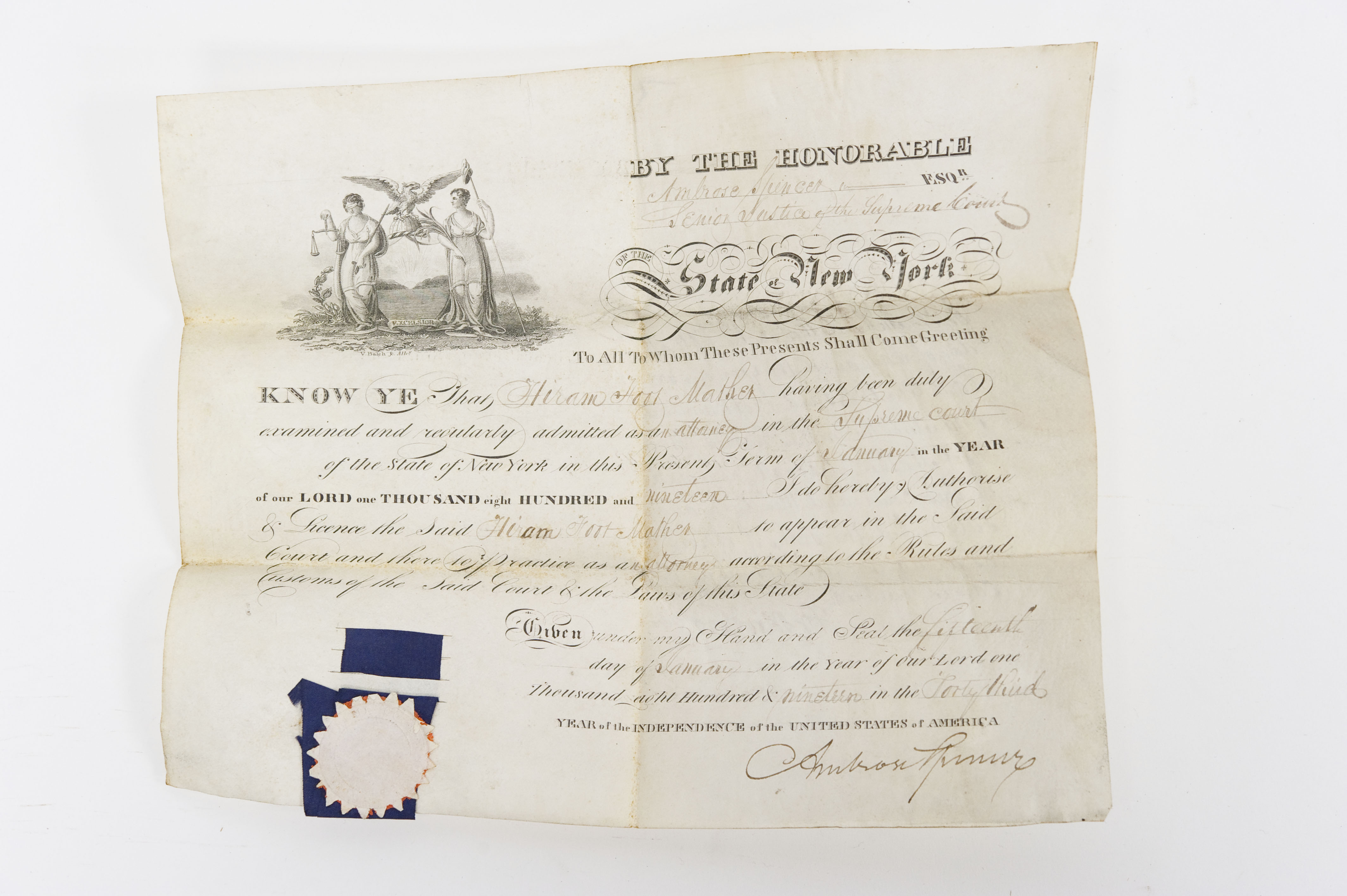 Group of 19th & Early 20th C. Documents. - Image 2 of 7