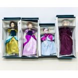 (4) Limited Edition Cinderella Character Dolls.