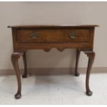 19th C. Oak Bedside Table.