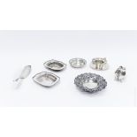 (8) Sterling Silver Tableware Items.