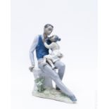 Lladro Porcelain, "Daddy's Little Sweetheart".