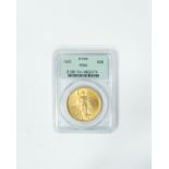 1925 St. Gaudens $20 Gold Coin MS64.