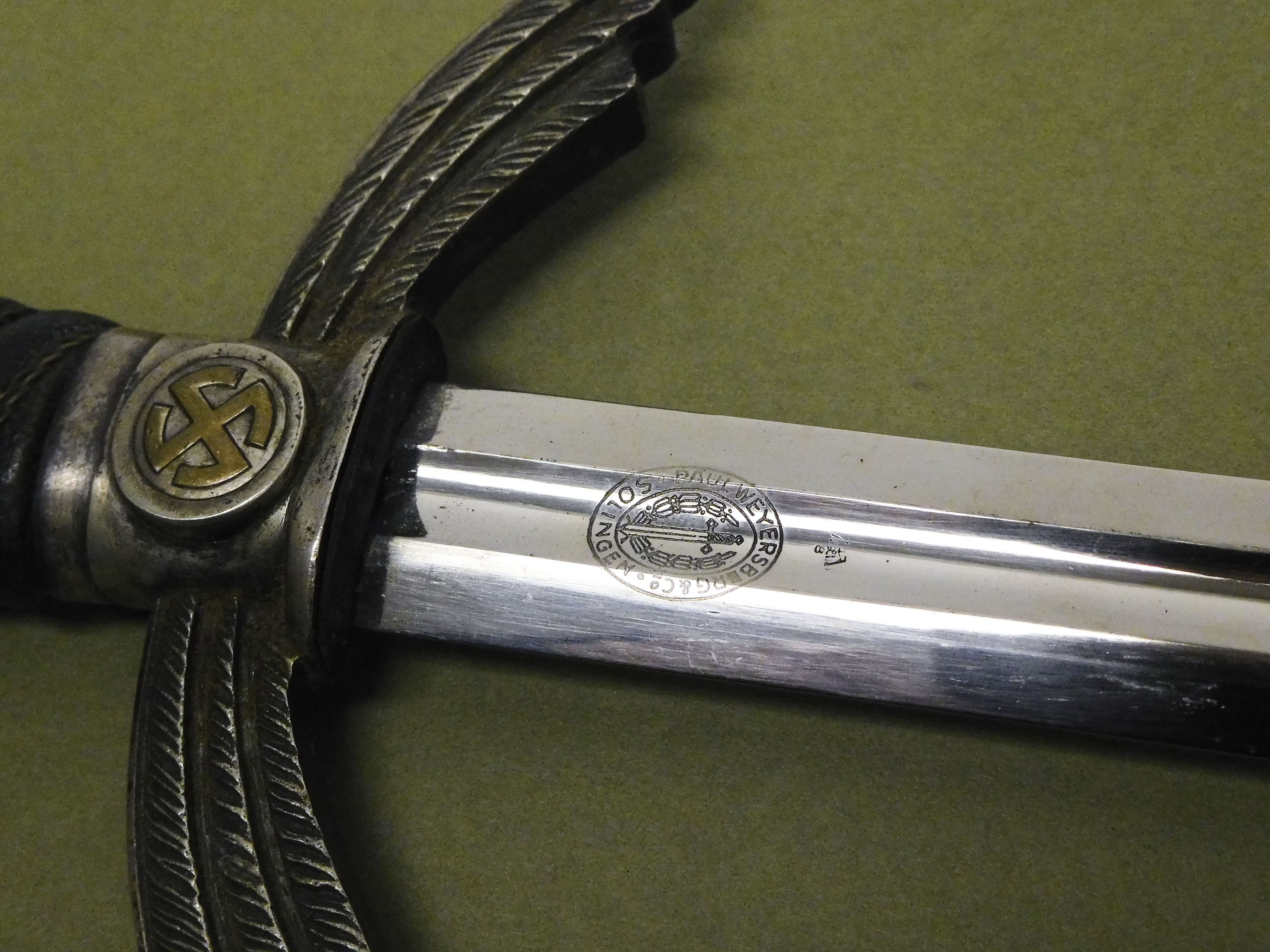 Early Luftwaffe Sword and Dagger. - Image 4 of 8