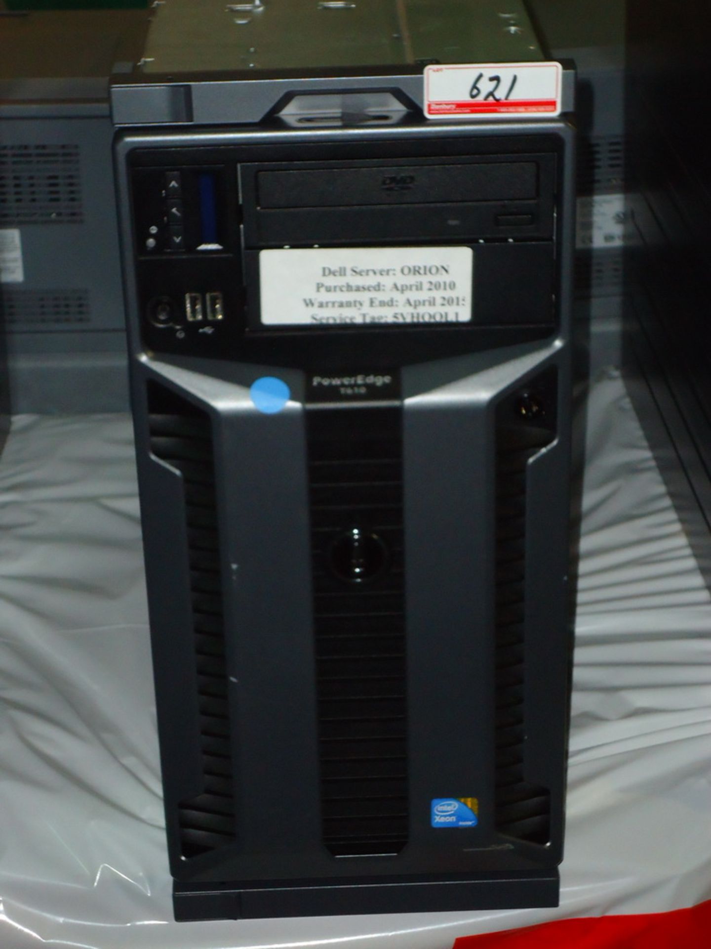DELL POWEREDG T610 SERVER W/ INTEL XEON PENTIUM III 2.80GHZ PROCESSOR, 12 GB RAM (NO HDD)