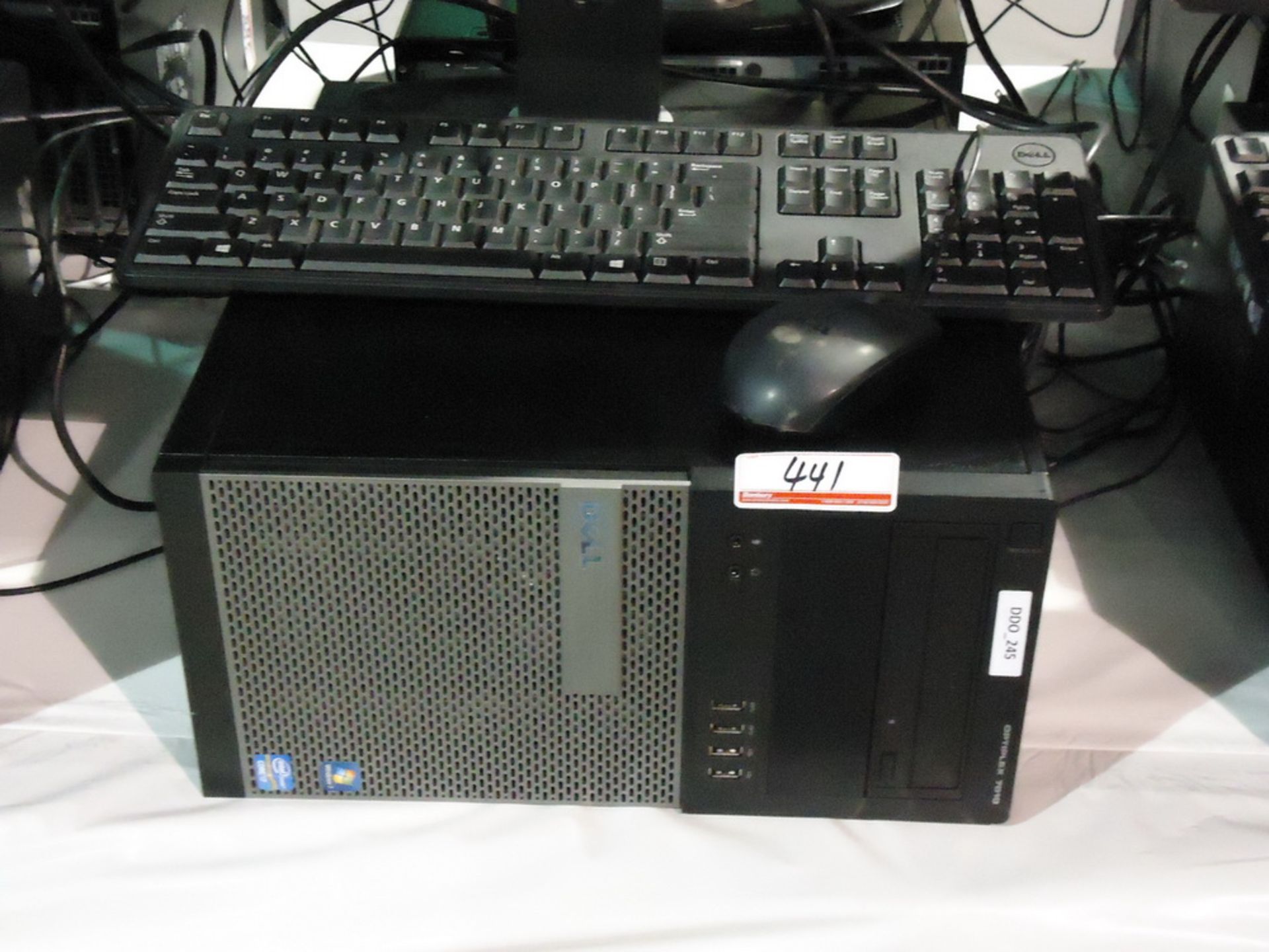 DELL OPTIPLEX 7010 TOWER PC C/W INTEL QUAD CORE I7 3770 3.40GHZ PROCESSOR, 8GB RAM, 500GB HDD, INTEL