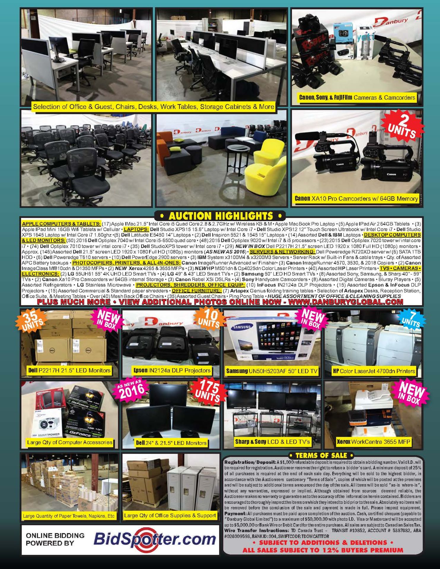 FULL CATALOG NOW POSTED! HUGE OFFERING OF LATE MODEL COMPUTERS & ELECTRONICS - Image 2 of 2