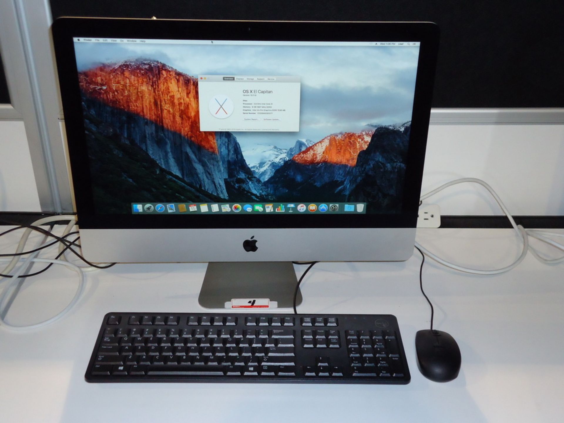 APPLE 21.5" IMAC 16,2 W/ INTEL CORE I5 QUAD CORE 2.8GHZ, 8GB 1867MHZ MEMORY, INTEL IRIS PRO 6200