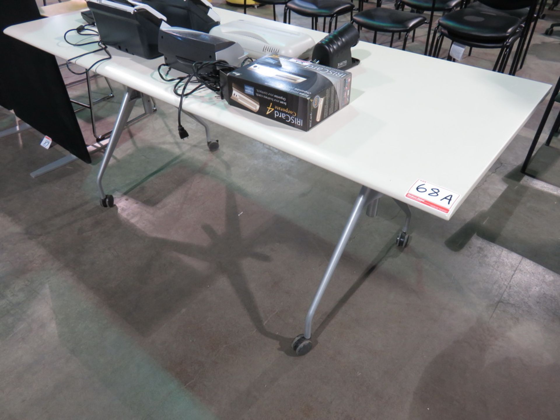 HERMAN MILLER DL323-3072 (MSC 6) 30" X 72" PORTABLE ADJUSTABLE MEETING TABLE