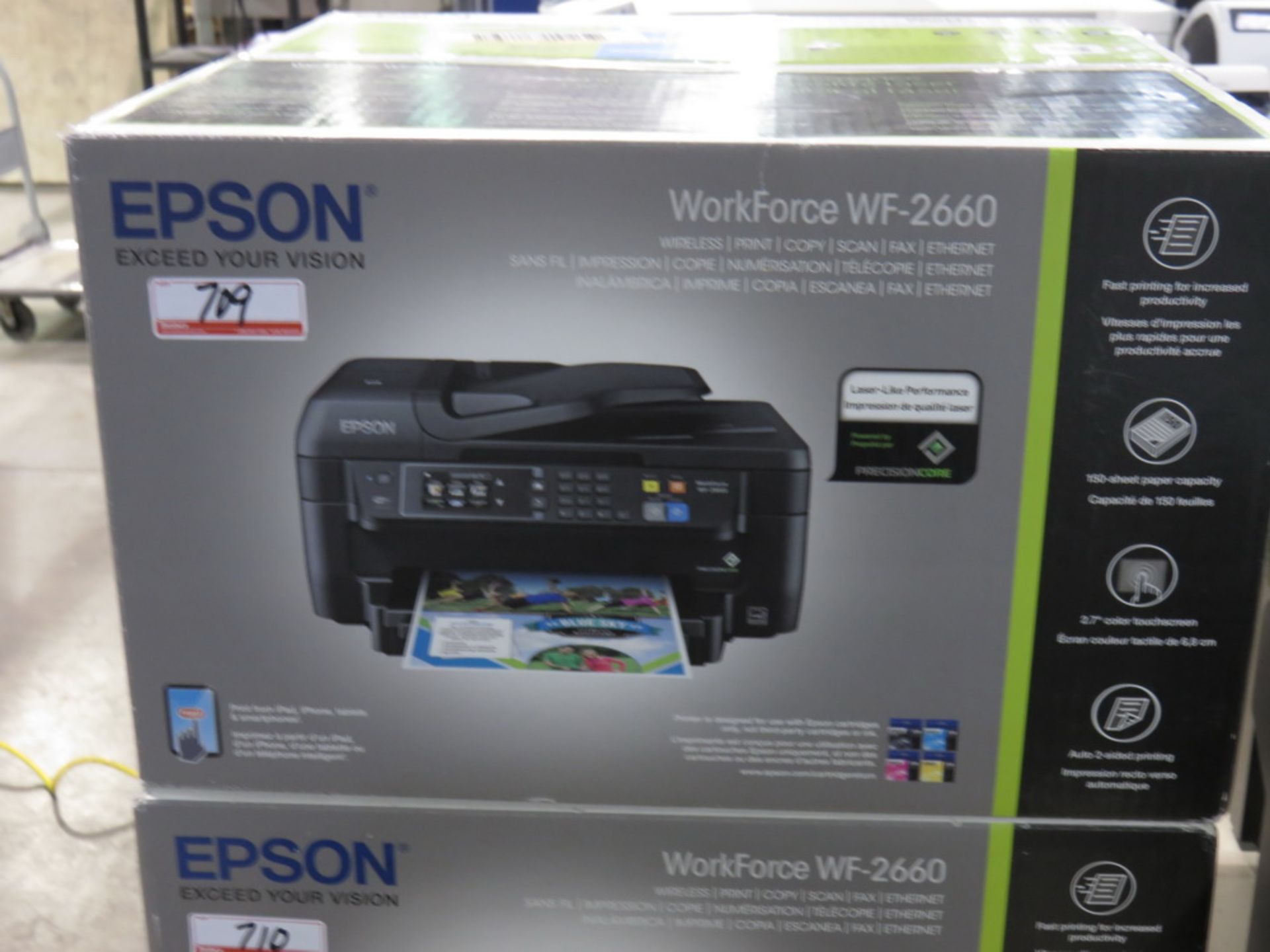 NEW IN BOX - EPSON WF2660 WORKFORCE WIRELESS ALL-IN-ONE PRINTER