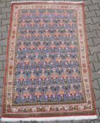 Persischer Läufer-Bidjar Wolle auf Wolle, Anilinfarben Gepflegt 206x133cm