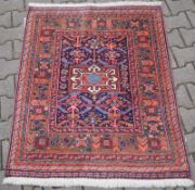 Türkischer Teppich Anilinfarben 128x94 cm