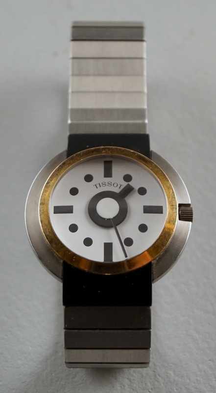 Sottsass, Ettore (1917 in Innsbruck;  2007 in Mailand): Designer Armbanduhr: Tissot Nr 180/280
