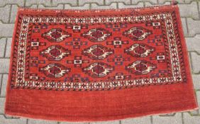 Tekke Taschenfront Ersari 123x85 cm sehr guter Zustand, Pflanzenfarben 1. H. 20. Jhd.