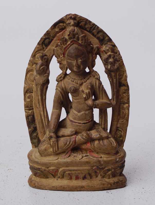 Weisse tibetische Tara Verkörperung des Bodhisattva Avalokiteshvara als Symbol des Mitgefühls und - Image 2 of 4