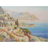 Arnegger, Alois (1879 Wien - 1963 Wien): Sommertag auf Capri Öl auf Leinwand, rechts unten signiert,