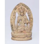 Weisse tibetische Tara Verkörperung des Bodhisattva Avalokiteshvara als Symbol des Mitgefühls und