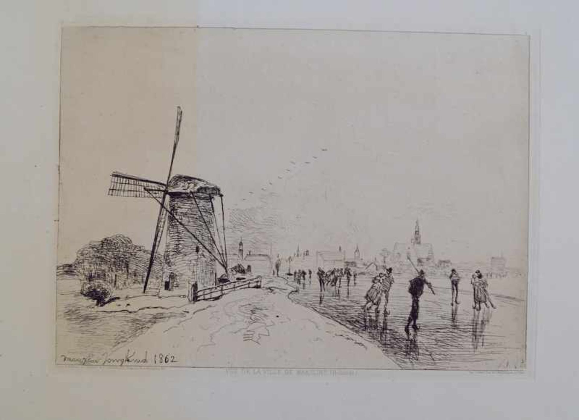 Jongkind, Johan Barthold (1819 Provinz Overijssel (Niederlande)- 1891 La Côte-Saint-André): Blick