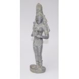 Pala Stele im Stile d. 12. Jhd., Nordost Indien, 19. Jhd. o. früher Darstellung der Parvati