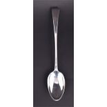 George III Old English silver gravy spoon hallmarked London 1810, maker's marks for William Eley,