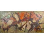 Perrin (early 20th century) British A large early abstract painting.
