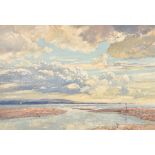 Claude Graham Muncaster RWS, ROI, RBA, SMA (1903-1974) British 'View Across Morecombe Bay' a coastal