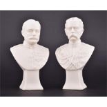 An early 20th century Robinson & Leadbetter Parian ware bust of Sir Douglas Haig by S. R. Sanders