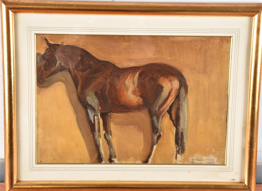 Attributed to Thomas Patrick Keating (1917-1984) British a pair of paintings of horses in the manner - Image 2 of 6