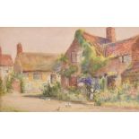 William Gilbert Foster RBA (1855-1906) British A Yorkshire Cottage, watercolour, signed to lower