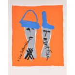 Bruce McLean (born 1944) Scottish The Second International Art Fair, screenprint, signed and dated