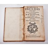 Barrow, J. Elementorum Euclidis Libri XV. (Osnabrugi, 1616)   an antique copy of Euclid's