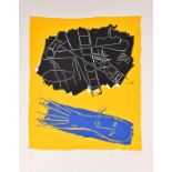 Bruce McLean (born 1944) Scottish Pipe Dream (yellow), screenprint, signed and dated in pencil 1984,