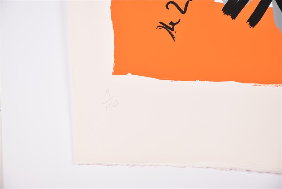 Bruce McLean (born 1944) Scottish The Second International Art Fair, screenprint, signed and dated - Image 3 of 3