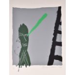 Bruce McLean (born 1944) Scottish Head and Ladder (grey), screenprint, signed and dated in pencil