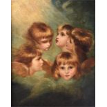After Sir Joshua Reynolds (1723-1792) British  A Child's Portrait in Different Views, 19th