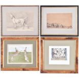 Shirley Smithers (modern) British North Warwickshire Beagles Wolferstan Arms and March Hares,