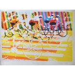 Michael Stokoe (b. 1933) British Flash Past, limited edition screenprint, numbered 29/50, editioned,
