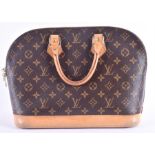 A Louis Vuitton 'Alma PM' monogram handbag the original design was the creation of Gaston Vuitton,