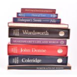 A selection Folio Society publications on poetry to include Wordsworth, Shakespeare's Life and