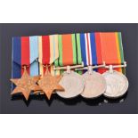A WWII Medal group to: M15113 Lewis Du-Toit, comprising: The 1939-1945 Star, The Africa Star, The