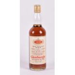 A 1981 commemorative bottle of Glenburgie Highland malt whisky label reading 'special vatting to