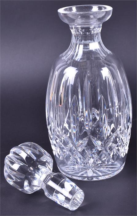 A Waterford Crystal glass decanter  together with five sherry glasses, decanter 27 cm (including - Image 3 of 4