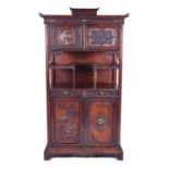 Gabriel Viardot (1830 - 1906) French An important late 19th century French walnut side cabinet in